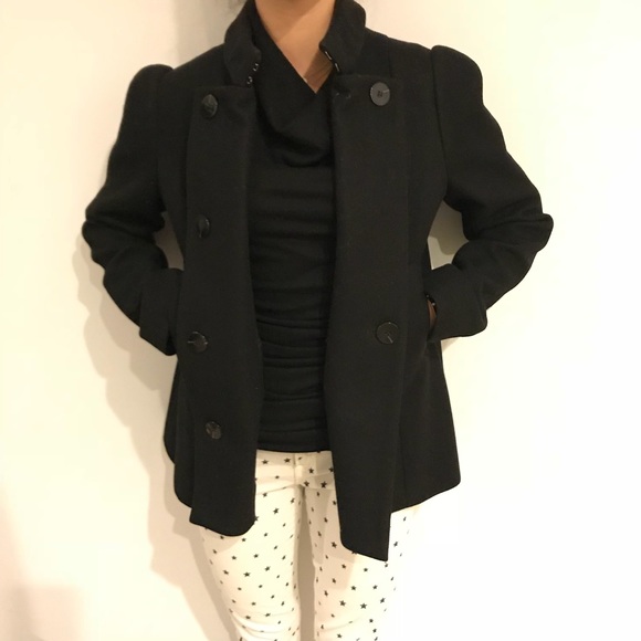 Shelly Steffee Wool Pea Coat - Picture 3 of 4